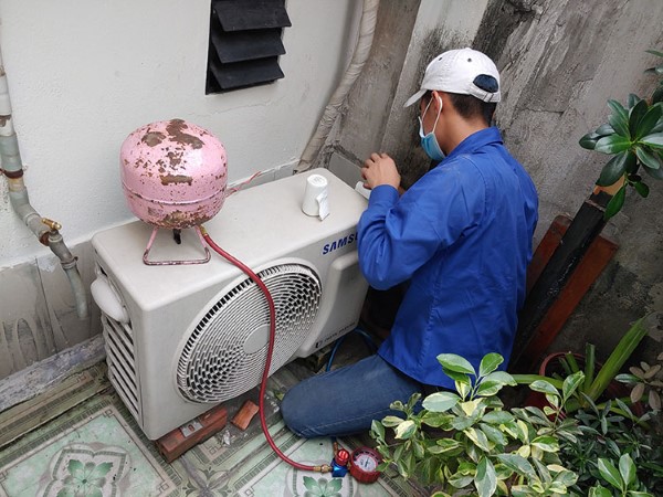 Quy trình bơm gas máy lạnh chuyên nghiệp tại Điện Máy Nam Tiến