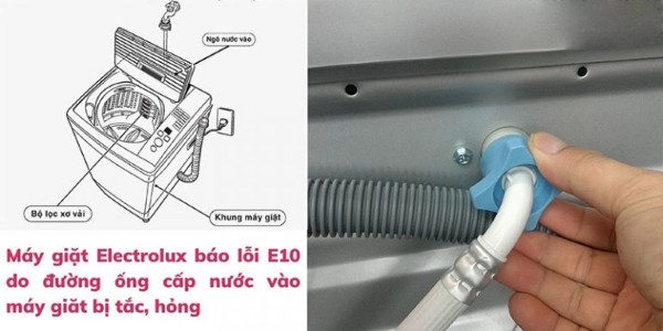 Các nguyên nhân phổ biến gây lỗi E10 máy giặt Electrolux