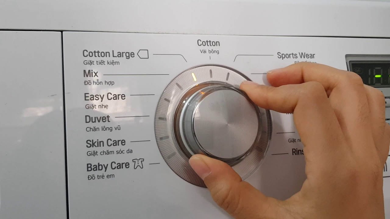 Giới thiệu về máy giặt LG và sự tiện lợi của các chế độ vắt
